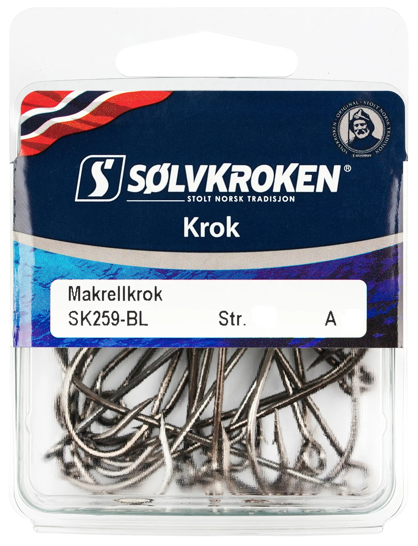 Sølvkroken Sk259Pu-Bl 4/0 A25 Black
