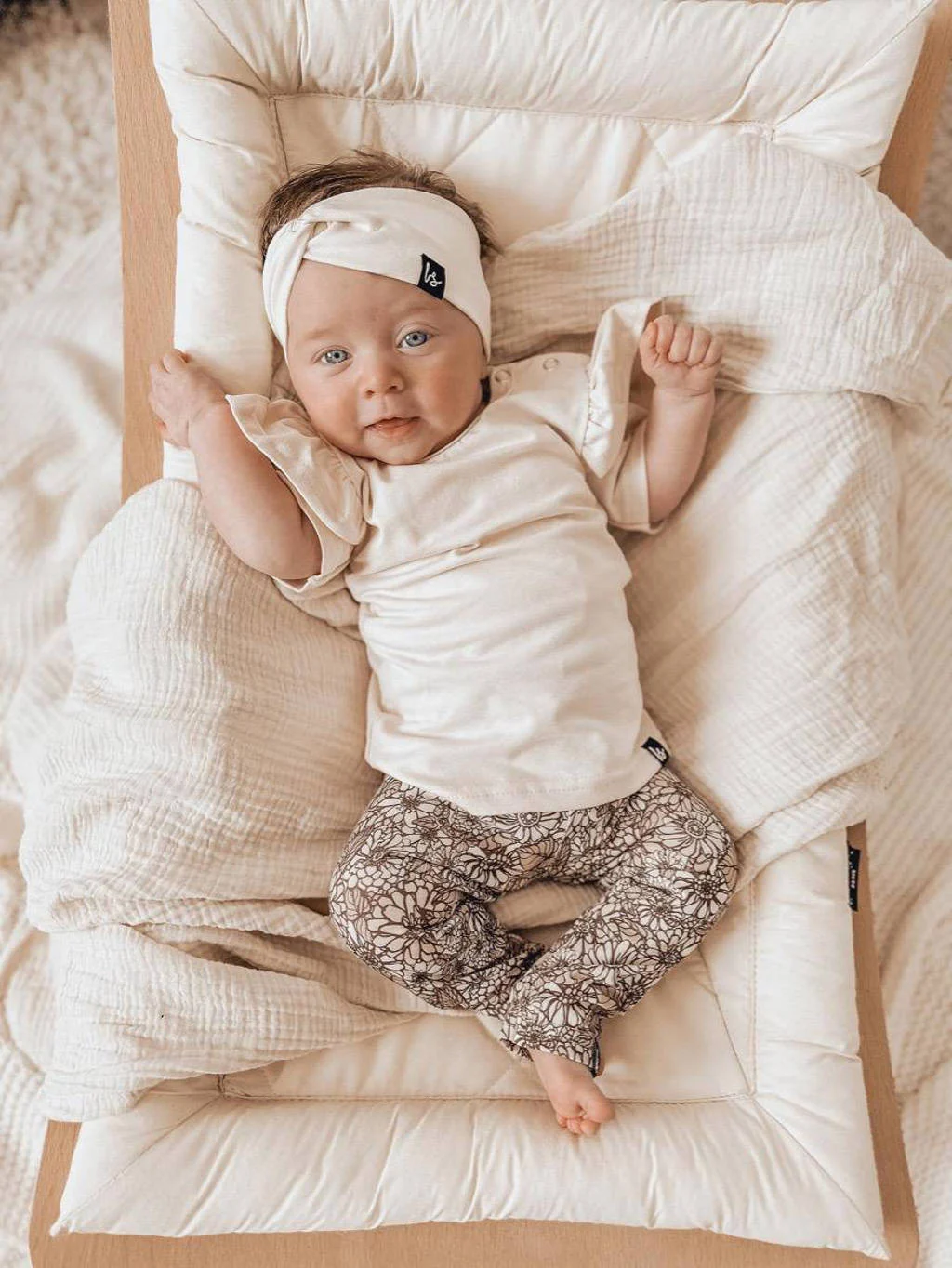 Babystyling baby T-shirt ecru