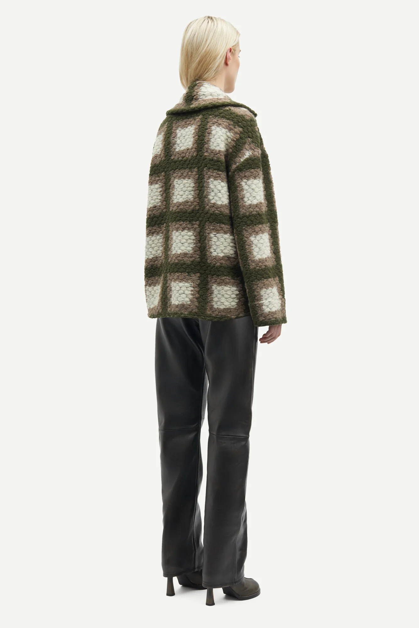 Samsøe Samsøe  Tess Overshirt jakke - Abbey Stone Square