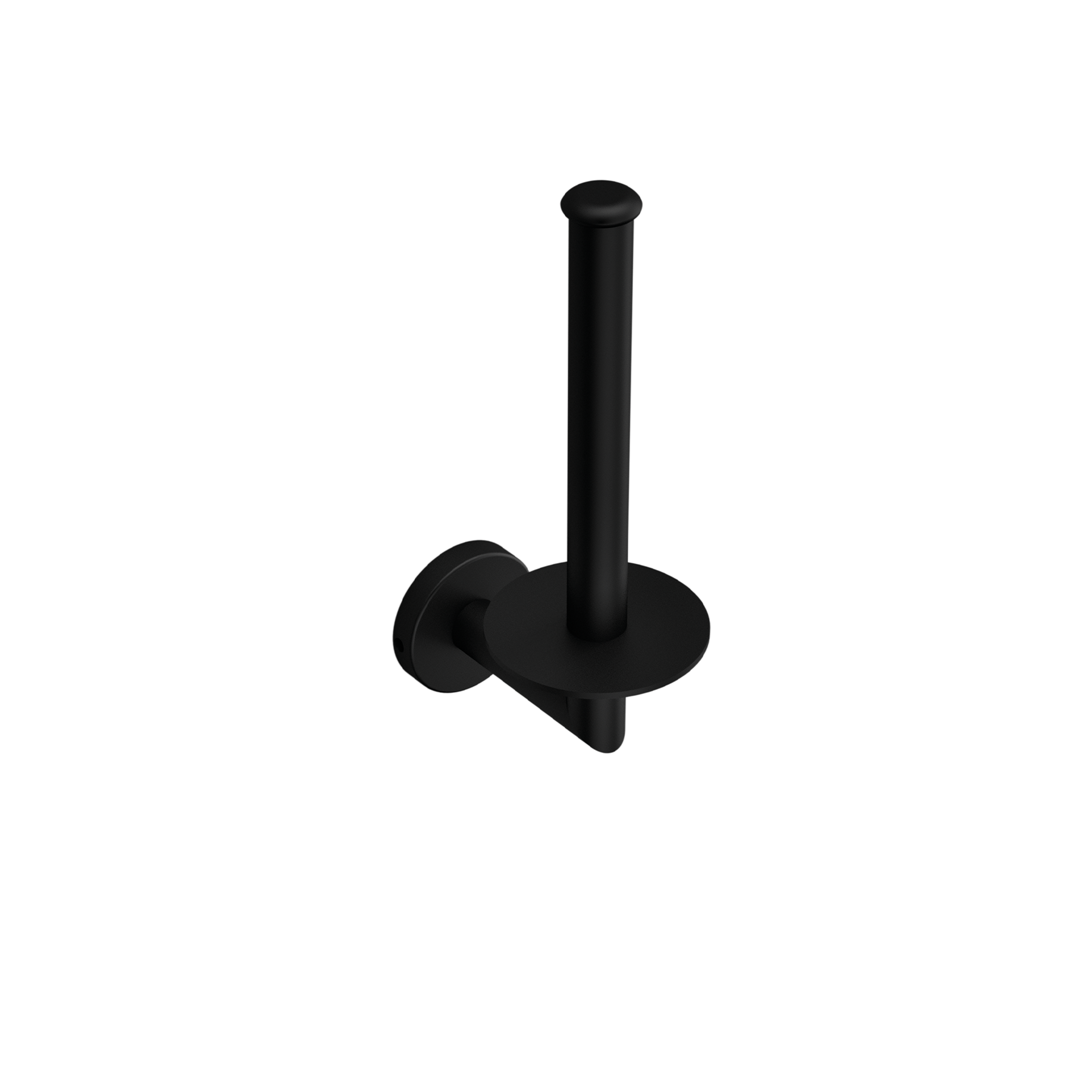 Muebles Line reserverolhouder mat zwart