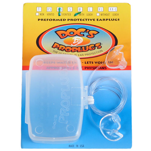 Doc's Proplugs Proplugs avec leash Tiny