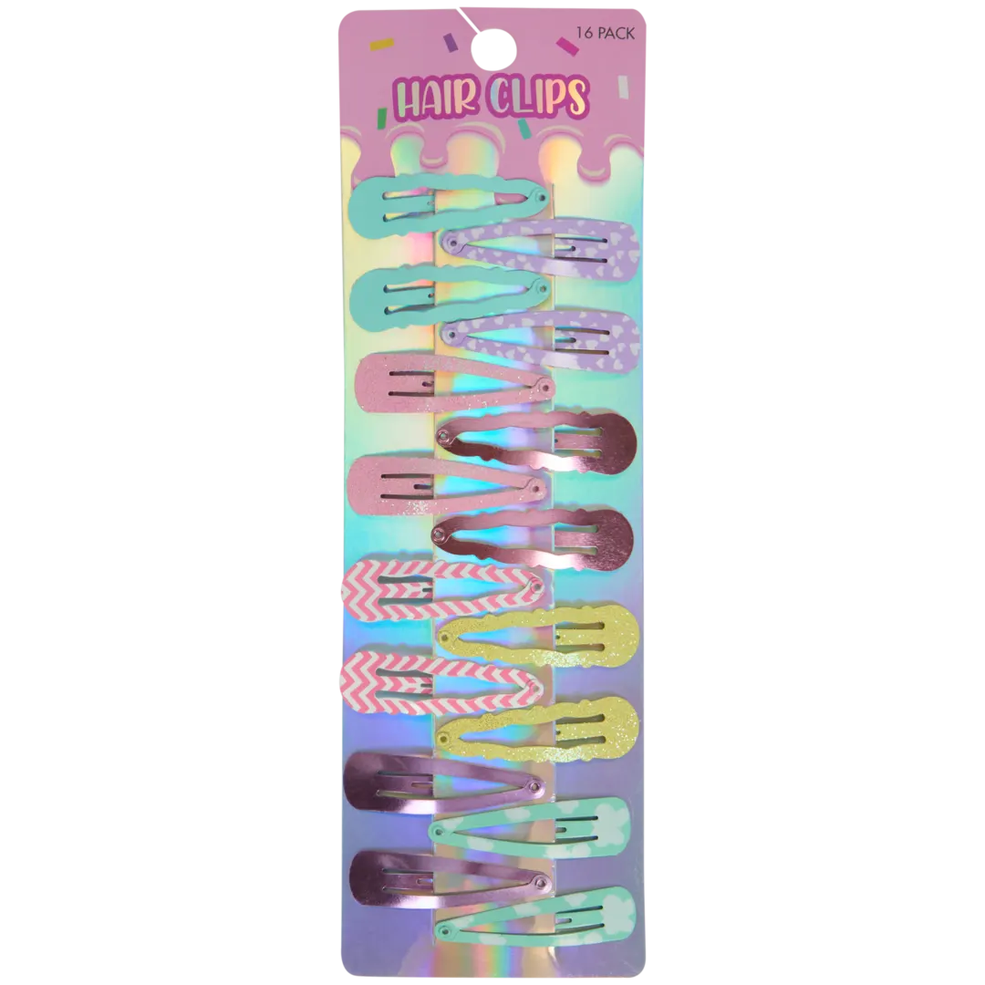 Haarclips 16 stuks | diverse varianten