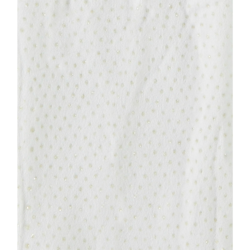 Collants fins imprimé pois pailletés pour fille