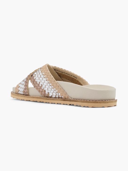 5th Avenue Tieffussbett-Pantolette beige