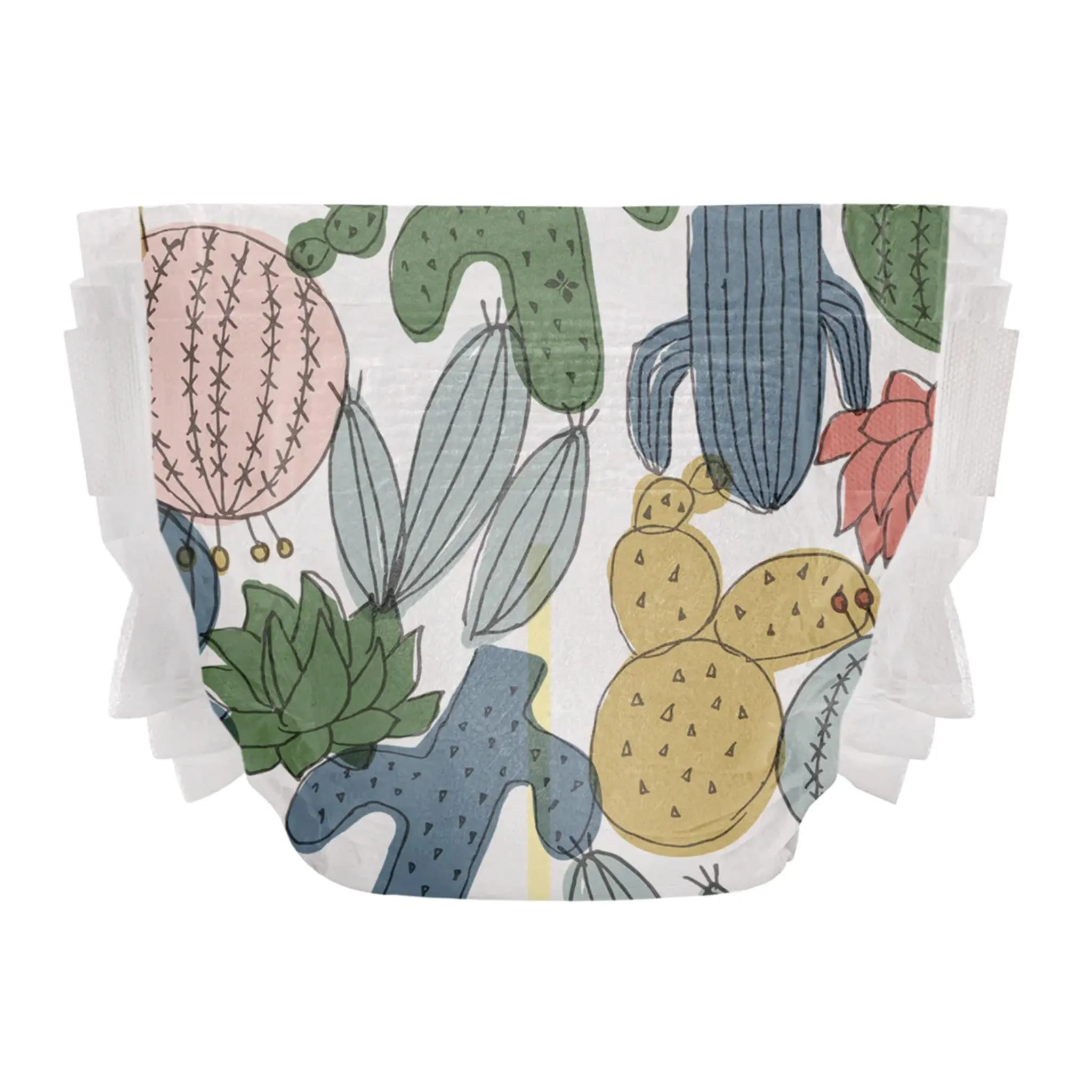 The Honest Company Couches Jetables Écologiques Cactus - 16-28lb