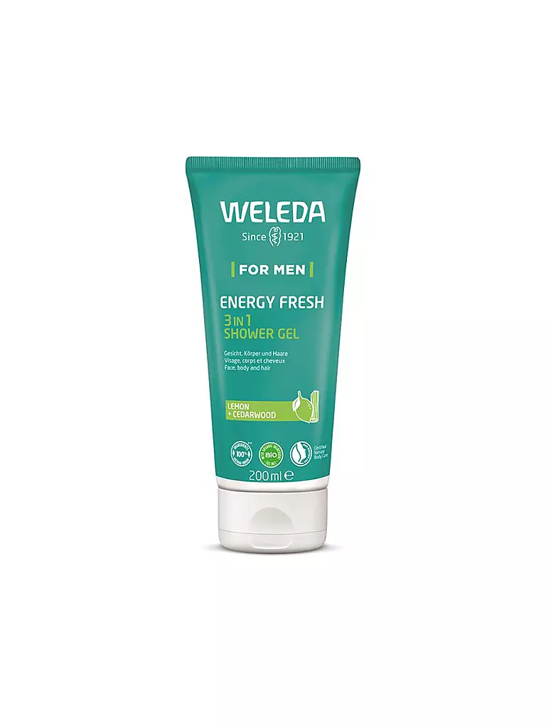 WELEDA FOR MEN Energy Fresh 3in1 Duschgel – Weleda® 200ml keine Farbe
