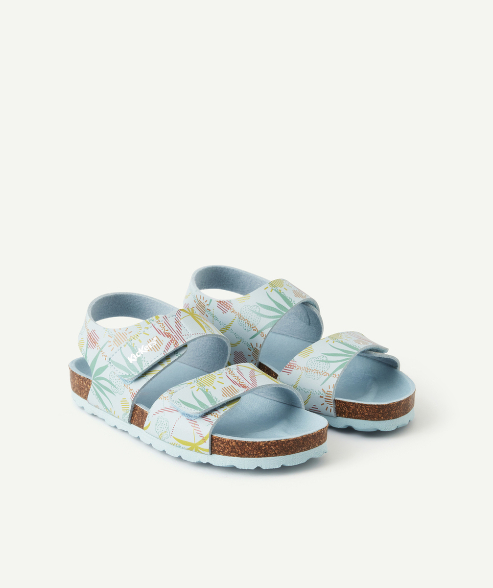 KICKERSSANDALES SUMMERKRO BLEU CLAIR SUNSHINE AVEC SCRATCH