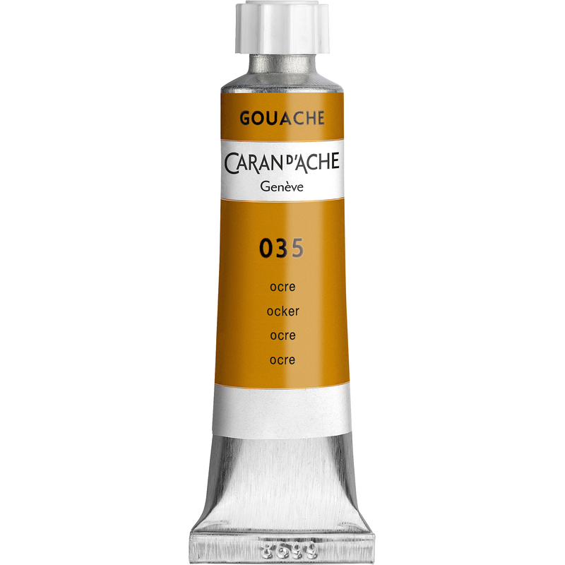 Caran d'Ache Gouache Studio, 10 ml, ocker, 1 Stück