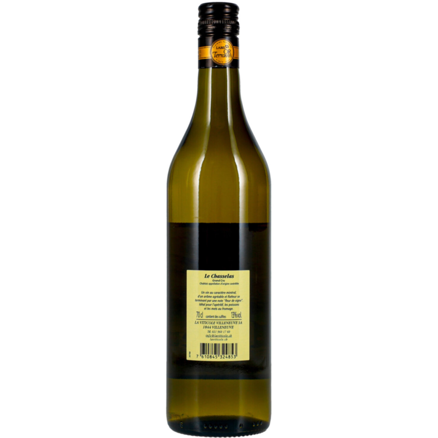 Chablais AOC Chasselas Grand Cru Villeneuve -70cl