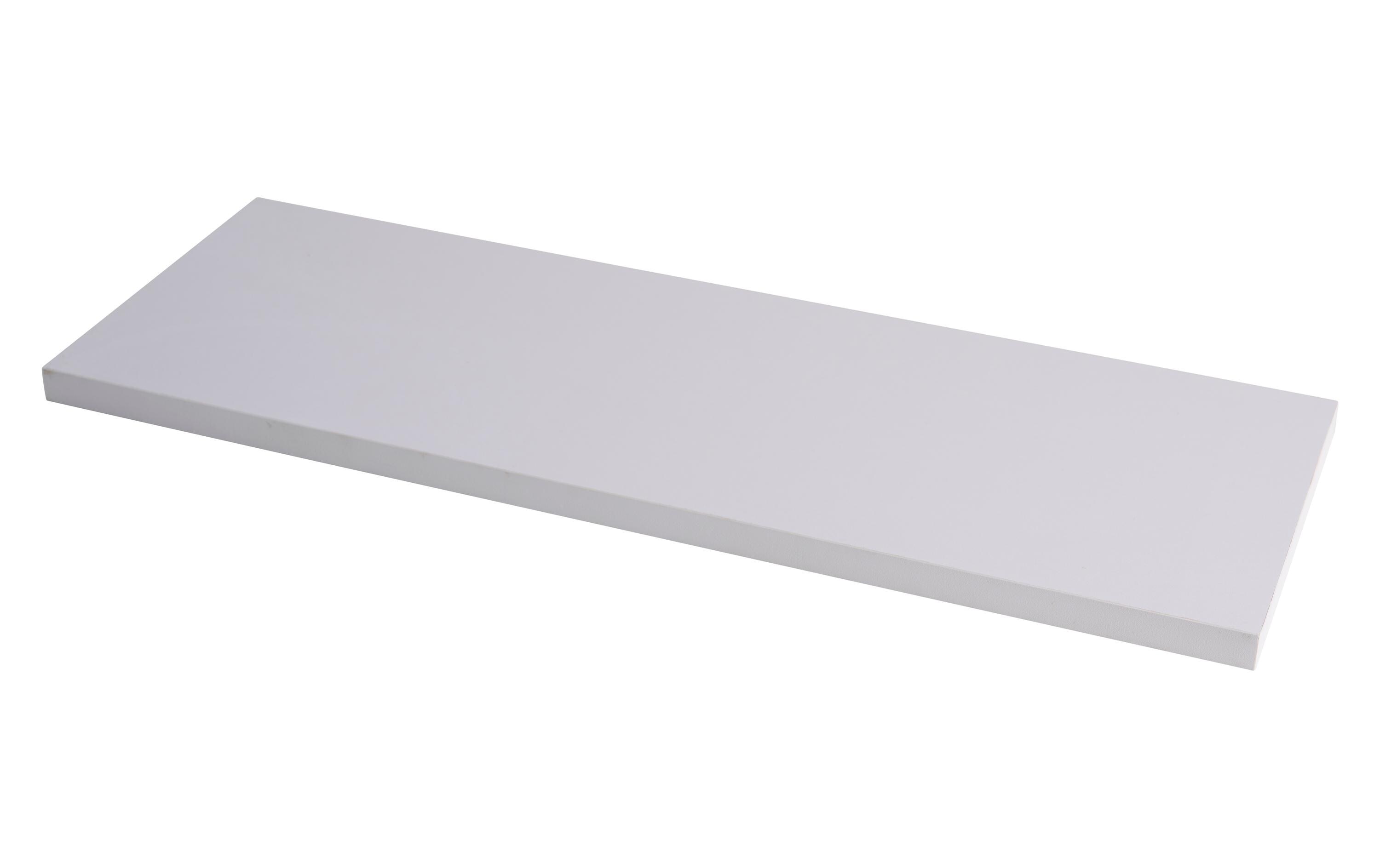 Wandregal 58 x 20 x 1.8 cm, WeissWandablage