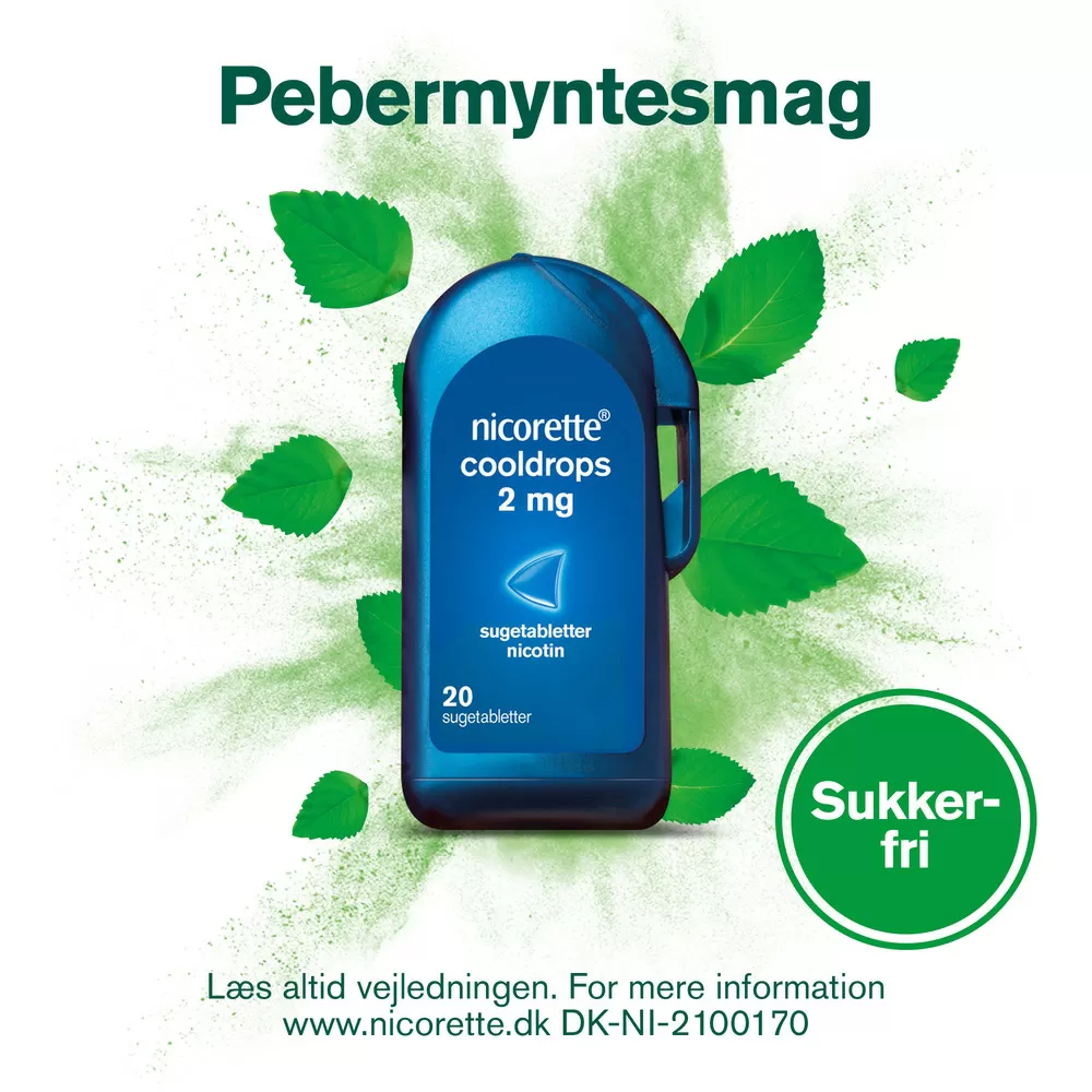 Nicorette Cooldrops Icy mint 2 mg - 160 sugetabletter
