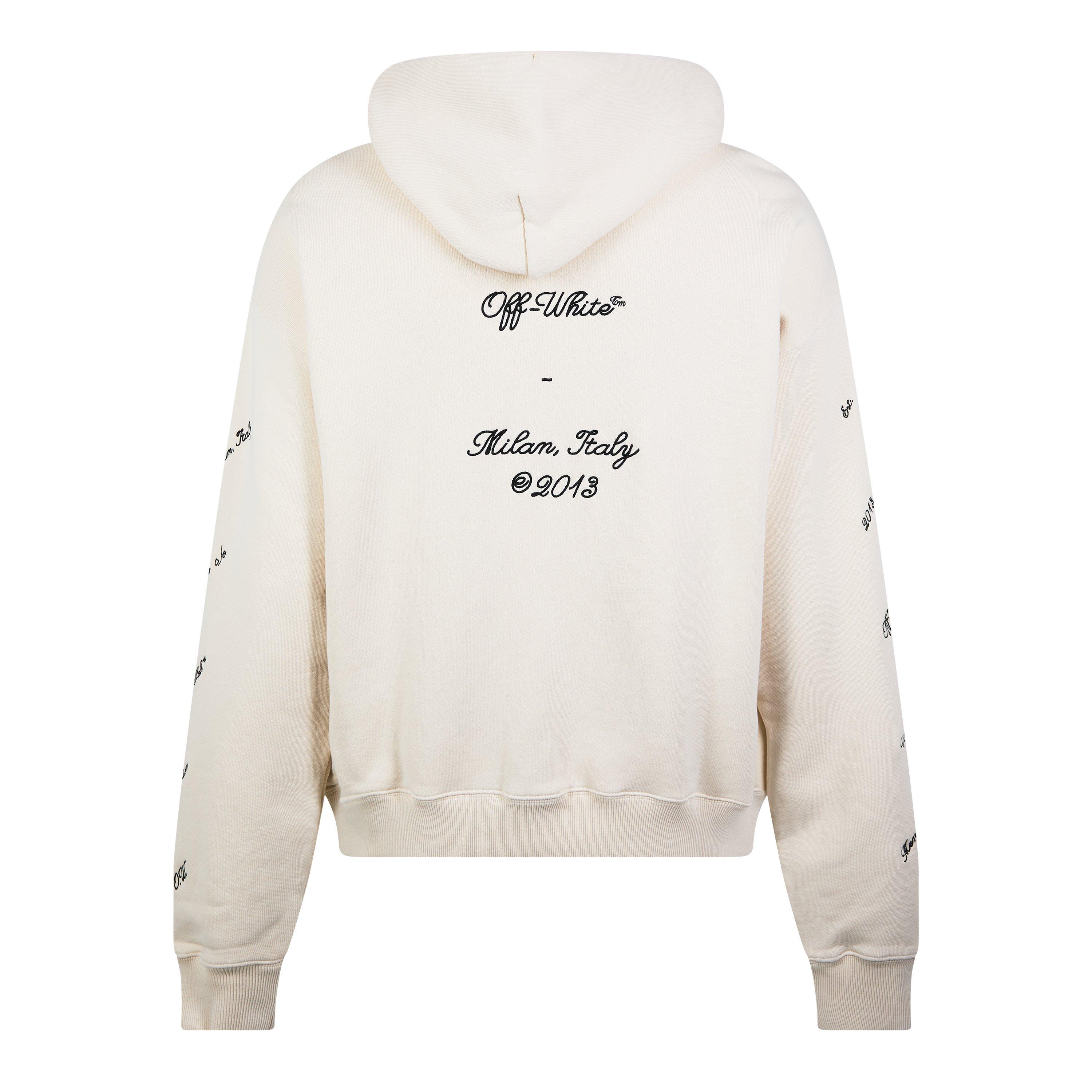 Off White Logo Hoodie