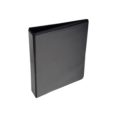Exacompta Kreacover - Classeur à anneaux personnalisable - Dos 60 mm - A4 Maxi - pour 225 feuilles - noir - 3 pochettes extérieures