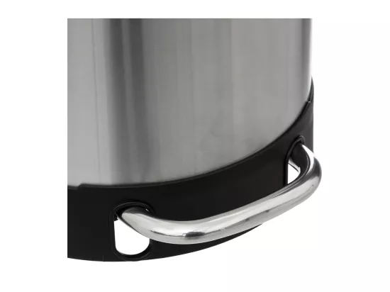 Poubelle 30 Litres en métal Inox ouverture à pédale