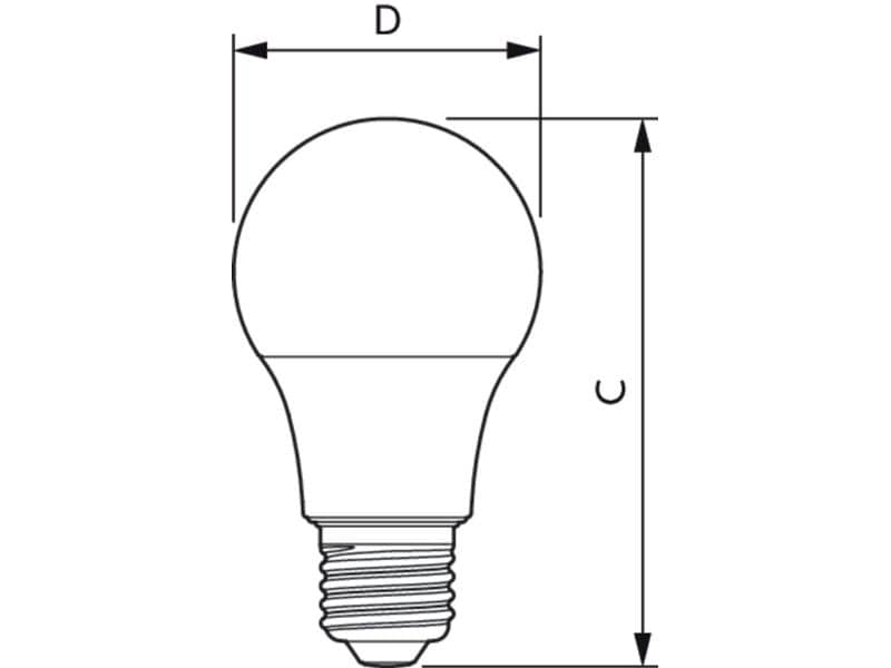 Philips Professional Lampe CorePro LEDbulb ND 8-60W A60 E27 CorePro LEDbulb Glühlampenform