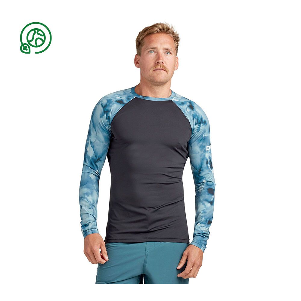Dakine HD SNUG FIT CREW - Lycra Homme indigogo print