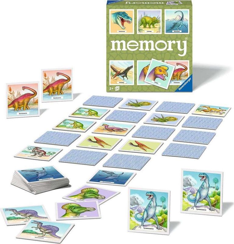 Ravensburger - Educatief Spel - Groot Memory® - Dinosaurussen - Made in Europe