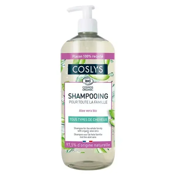 Shampoo Familiar Orgânico de Aloe Vera Coslys 1L