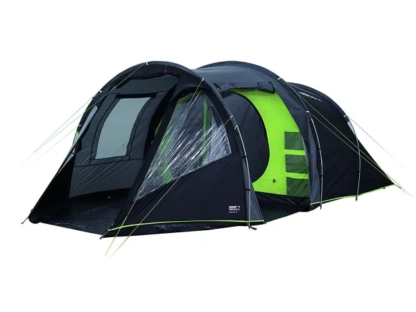 High Peak Paros 5, Camping, Tunneltelt, 11,8 kg, Grøn, Grå