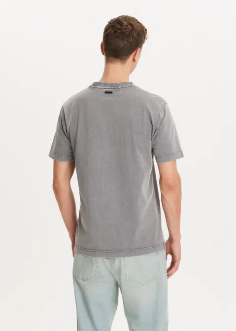 T-shirt met print sketch grijs (GRS.ACD)