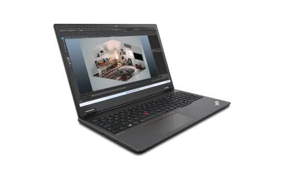 Lenovo ThinkPad P16v Gen 1 21FE - 180° hængselsdesign - AMD Ryzen 9 - 7940HS / op til 5.2 GHz - AMD PRO - Win 11 Pro - RTX 2000 Ada - 32 GB RAM - 1 TB SSD TCG Opal Encryption 2, NVMe, Performance - 16