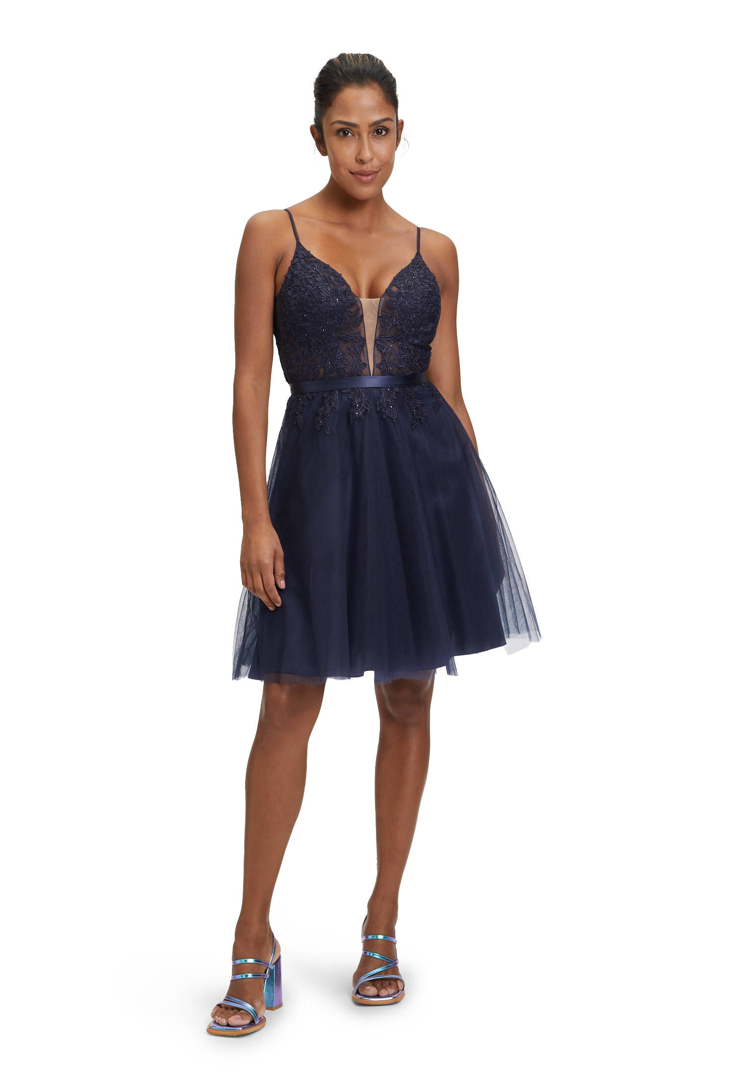 Vera Mont| Damen Cocktailkleid mit Stickerei