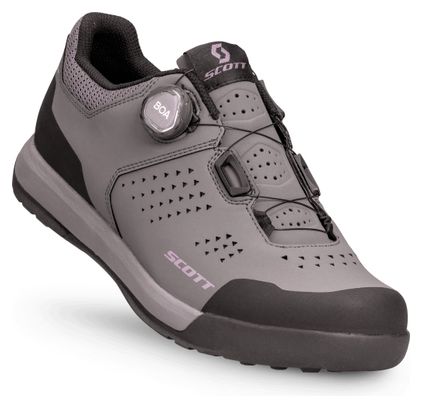 Chaussures VTT Femme Scott Shr-alp Boa Clip Gris/Noir