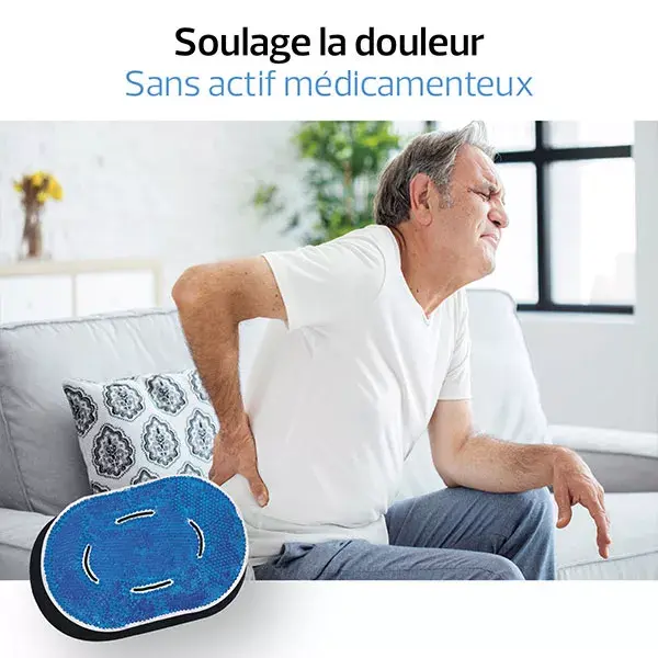 Almofada térmica de termoterapia Actipoche com microesferas para costas e abdômen, 1 unidade