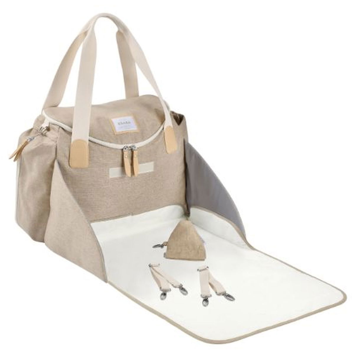 BeabaBeaba   Sydney Wickeltasche beige