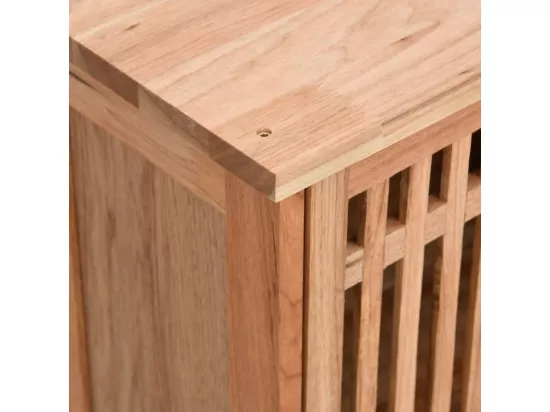Ensemble de meubles de salle de bain 5 pcs bois massif de noyer