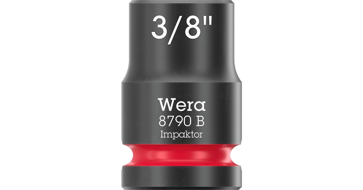 Wera9608 Dop-magneetstrip B Impaktor Imperial 1 dopsleutel  (Zwart/groen, 9‑delig)