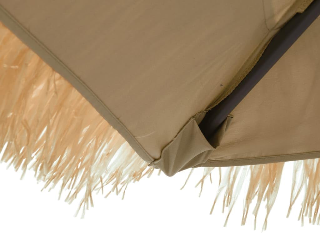 vidaXL Sonnenschirm mit Stahlmast Braun 269x269x235 cm