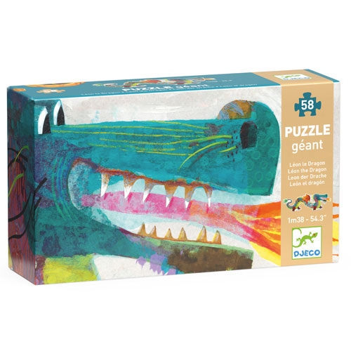 Djeco vloerpuzzel leon de draak (58st) DJ07170