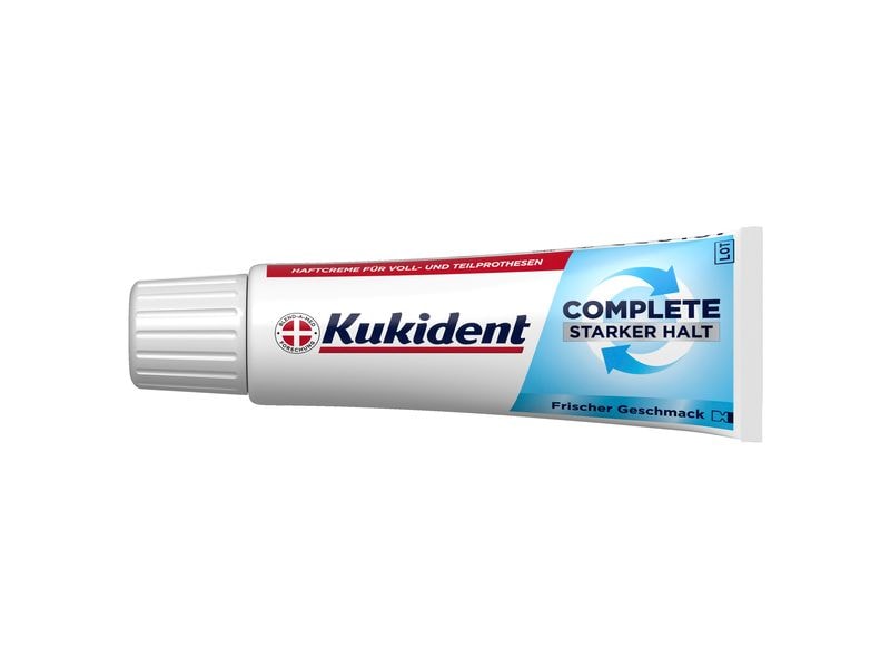 Kukident Complete Originale Frische 47 ml Haftcreme für Voll- und Teilprothesen