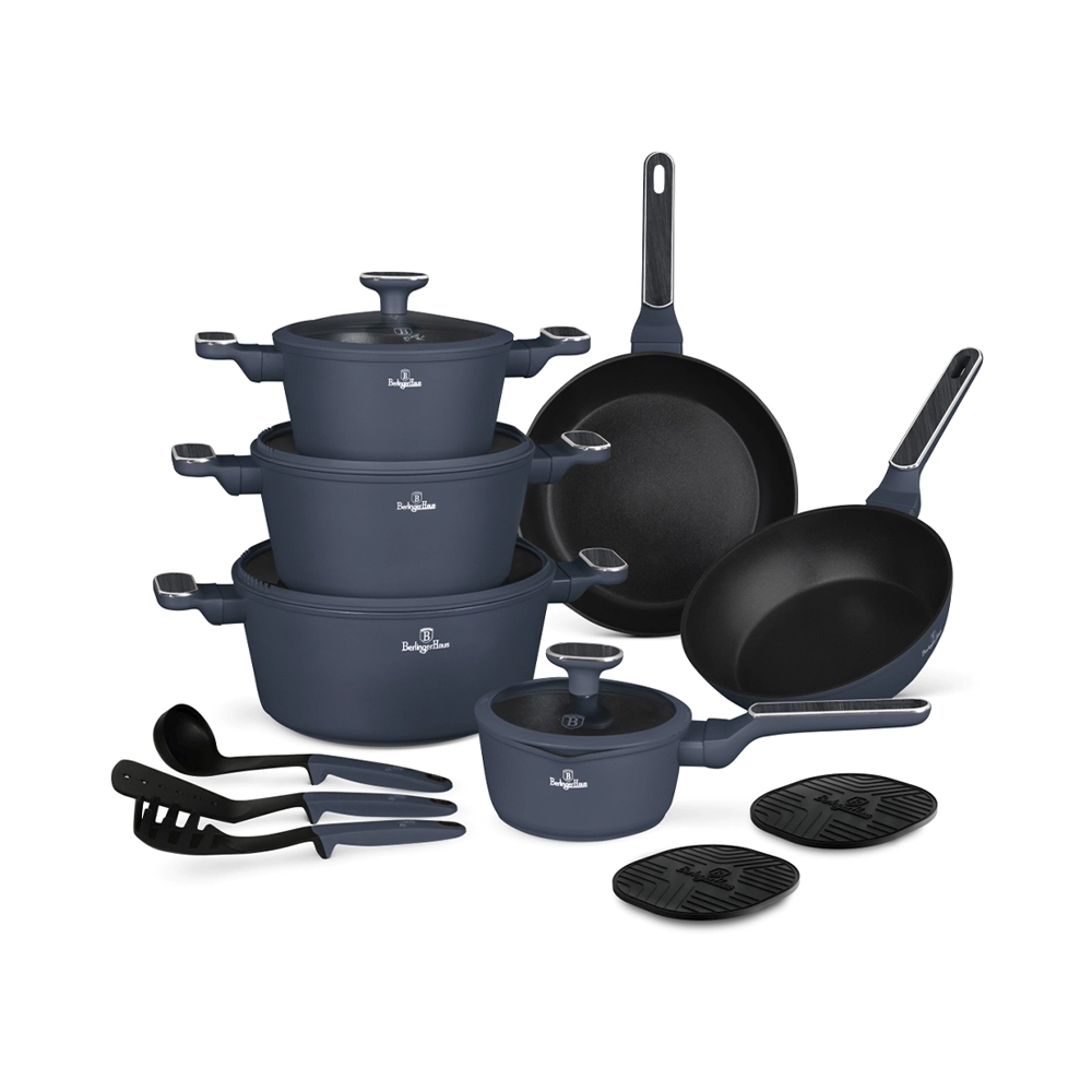 Berlinger Haus 15-teiliges Kochgeschirr-Set Deep Sea Collection