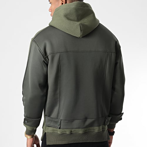 Sweat Capuche OTS-6 Vert Kaki