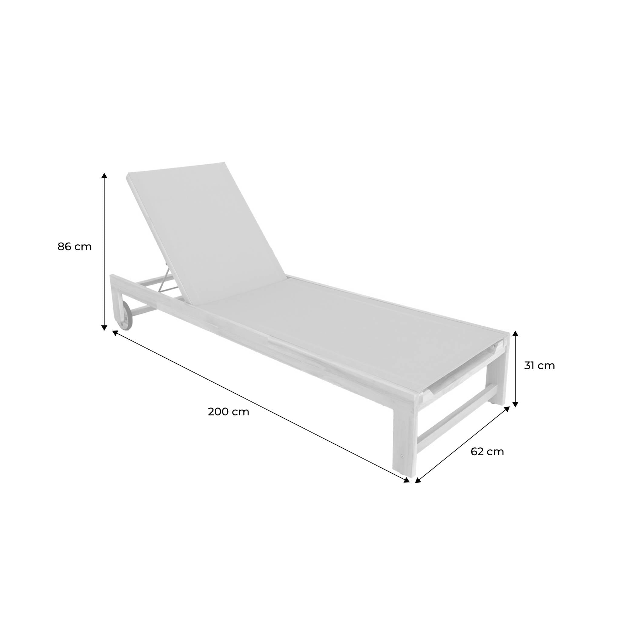 sweeek - Ligstoel, set van 2