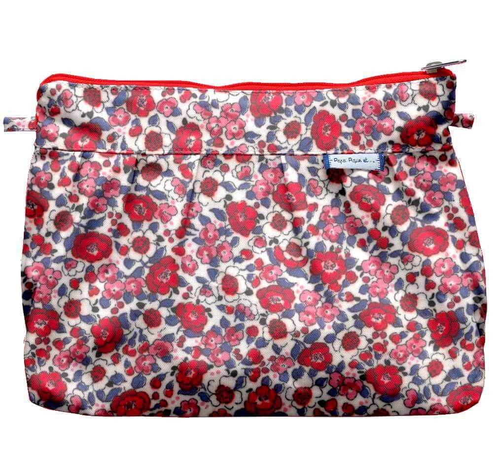 Pochette Plissée Rouge Corolle