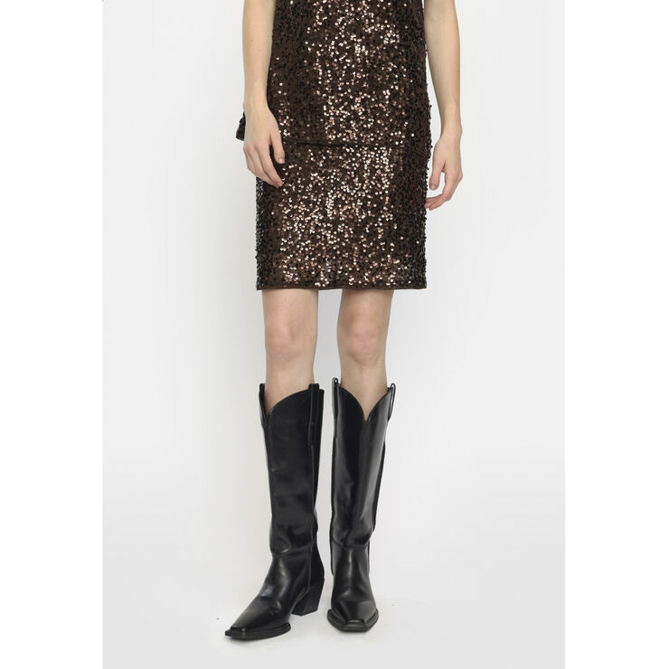Soft Rebels SRAudrey Skirt Chocolate plum
