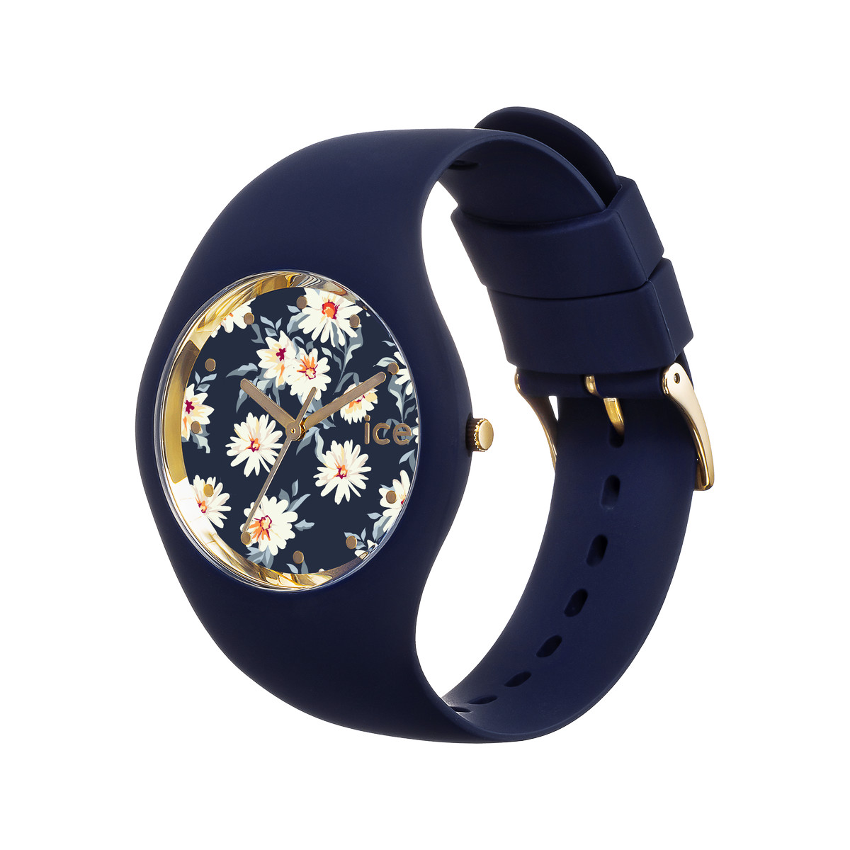 Montre Ice Watch medium femme plastique silicone bleu