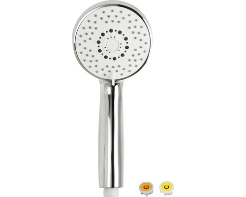 AVITAL ADDA eco handdouche, waterbesparend, Ø 9,5 cm, chroom/grijs