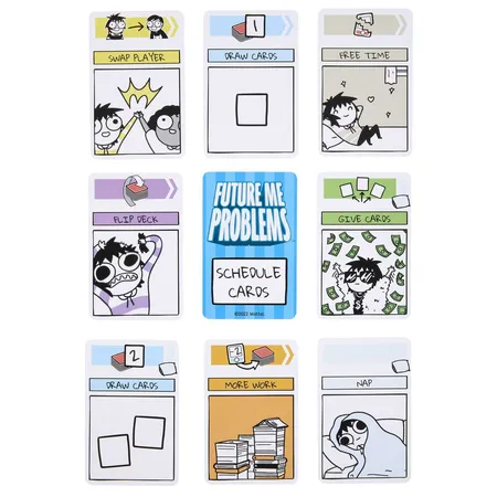 Mattel Games Future Me Problems Kartenspiel, Familienspiel