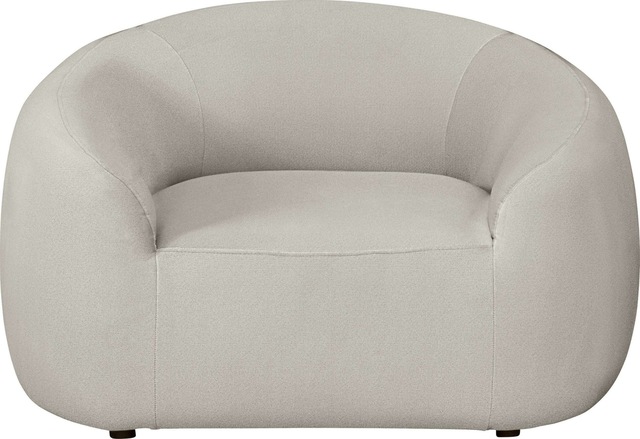 LeGer Home by Lena Gercke Sessel »YANI Relaxsessel, Loungesessel, Masse B/T/H: 127/96/76 cm« organische Form, mit Wellenunterfederung, auch in Bouclé