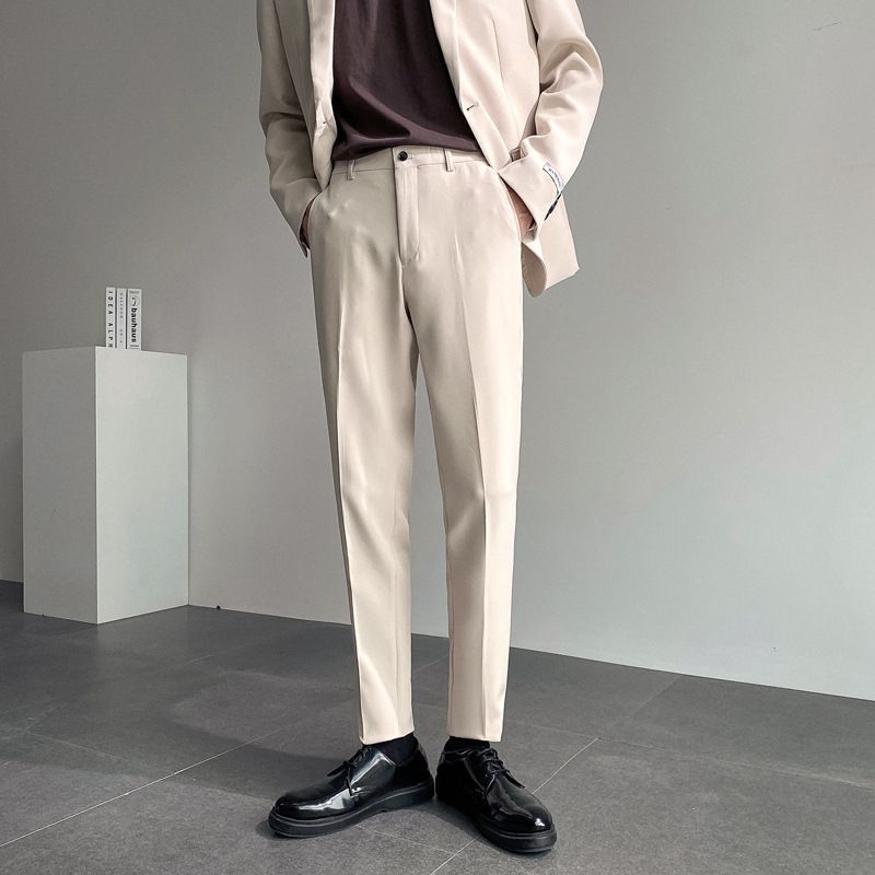 Deepwood - Rechte, effen pantalon