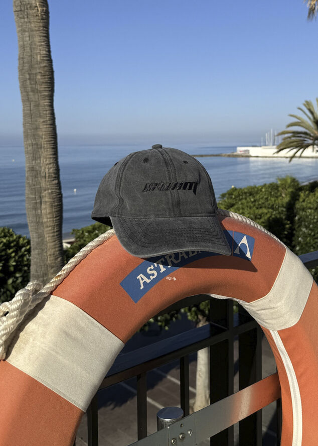 Sui Ava Swim Cap Washed black