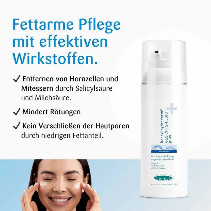 Benevi Hydroderm Gesichts Fluid plus, 50 ml