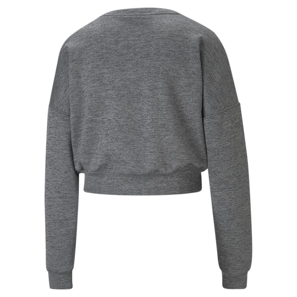 Puma Sweat Gris/Jaune Femme Puma Train