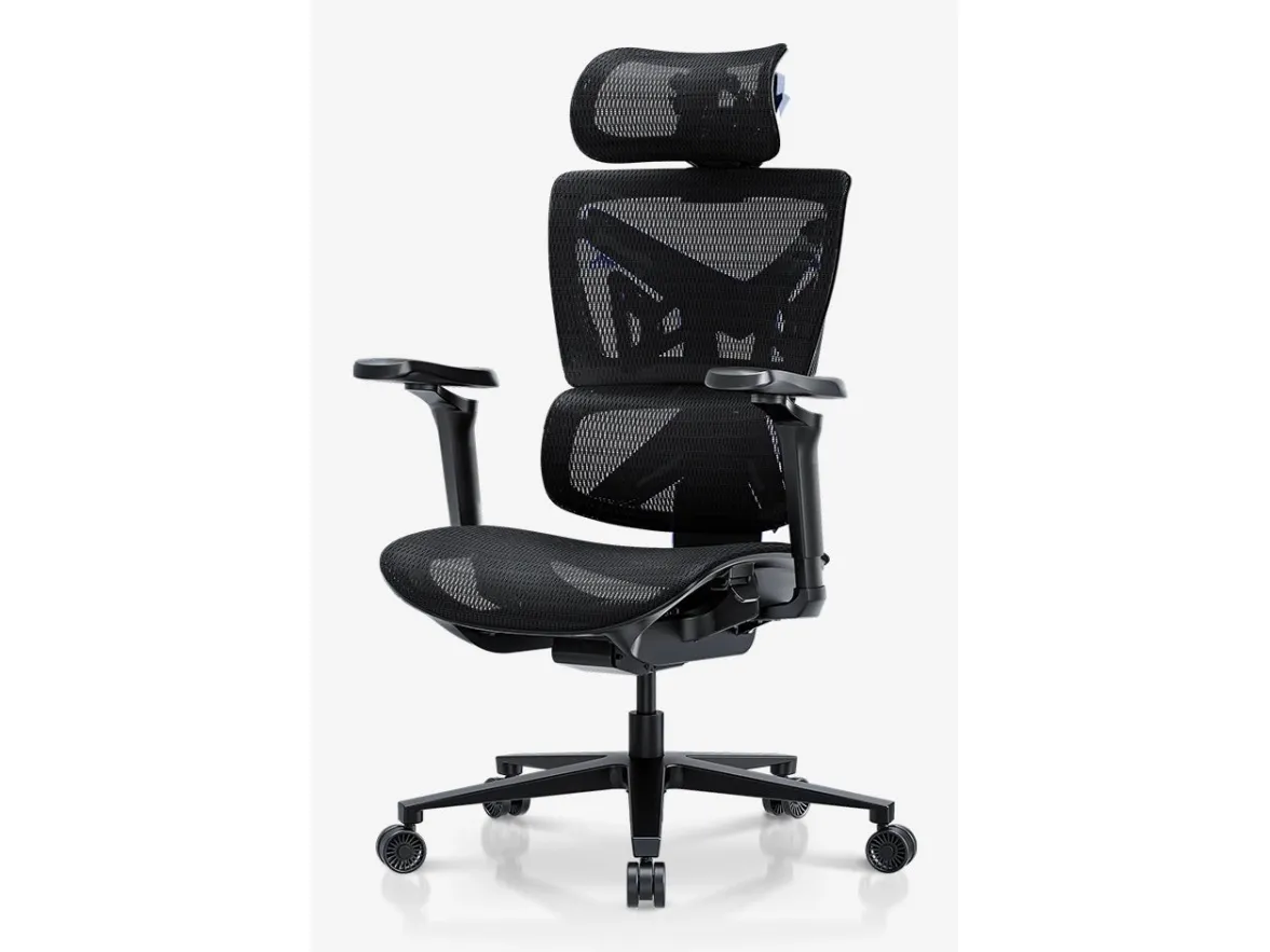 Anda Seat X-Air Pro, Trådsæde, Ryglæn med trådnet, Sort, Sort, Maske, Maske