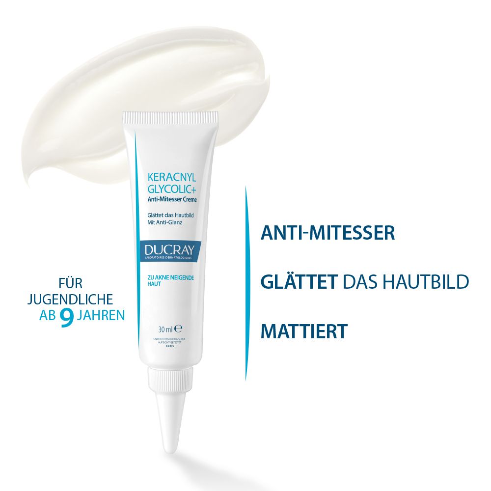 DUCRAY KERACNYL Glycolic+  Anti-Mitesser Creme