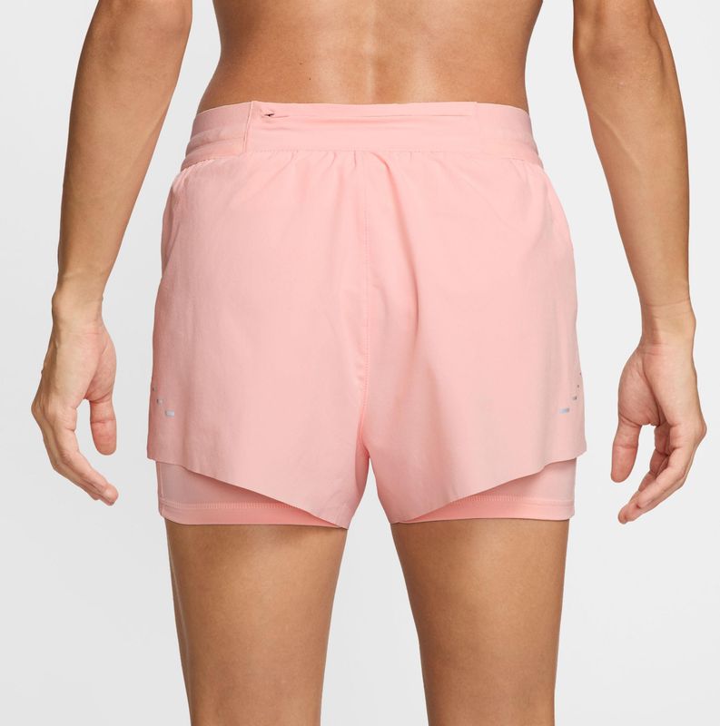 Nike - Swift Dri-FIT - Hardloopshorts - Rood - 2-in-1
